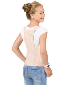 Kids' Beige Lumbar Support Brace (KGK-110), Size L