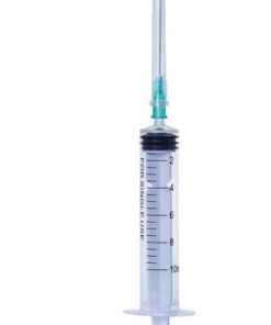 Sterile 10ml 3-Part Disposable Syringe with Needle (10 Pack) - INEKTA