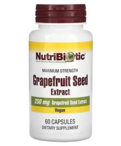 NutriBiotic Grapefruit Seed Extract Supplement - 250mg, 60 Capsules