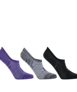 Under Armour Breathe Lite Ultra Low Socks (3-Pack) - Retro Purple - Men's Medium