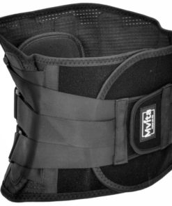 Lumbar Support Belt with 3-Level Adjustment - Medium (28"-31" Waist) - Black