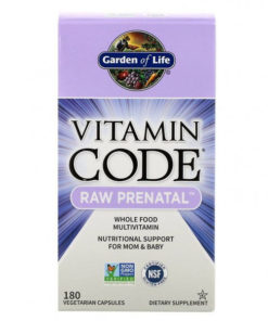 Garden of Life Vitamin Code RAW Prenatal Vitamins: 180 Vegetarian Capsules