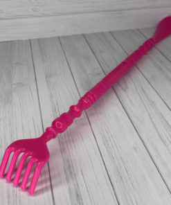 Pink 2-in-1 Back Scratcher & Shoe Horn (45cm) - Body Massager