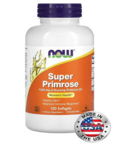 NOW Foods Evening Primrose Oil 1300mg, 120 Capsules