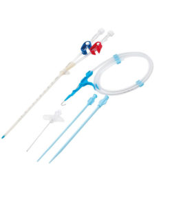 Dual-Channel 8F Dialysis Set, 100mm Length