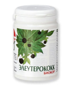 Eleutherococcus Biocor 180mg, 100 Capsules