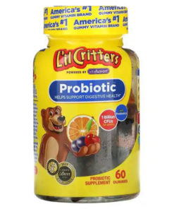 L'il Critters Probiotic & Prebiotic Gummies for Kids: Digestive Support, 1 Billion CFU, 60 Count