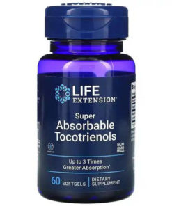 Life Extension Super Absorbent Tocotrienols Vitamin E Supplement - 60 Capsules