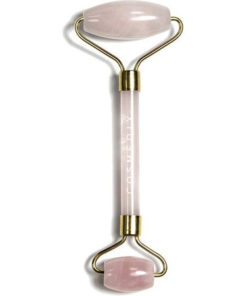 Rose Quartz Facial Roller: COSMEDIX Crystal Roller for Face Massage