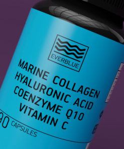 Everblue Swiss Marine Collagen Complex with Hyaluronic Acid, CoQ10 & Vitamin C