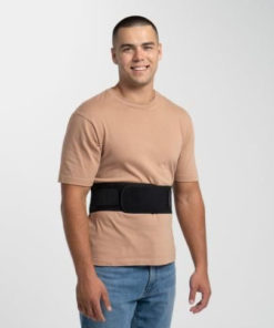 Self-Heating Tourmaline Magnetic Back Belt for Lower Back Pain Relief (Waist up to 43.7")