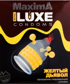Maxima Yellow Devil Luxe Stimulating Condoms