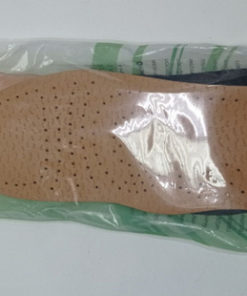 Leather Orthotic Insoles for Flat Feet (Sizes 39-40)