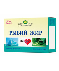 Mirrolla Fish Oil with Laminaria: 100 Capsules