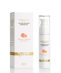 YESforLOV Peach-Apricot Massage Oil Gel, 50ml