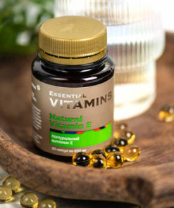 Natural Vitamin E: 60 Capsules