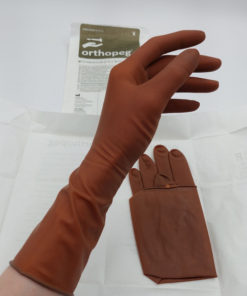 Sterile Latex Surgical Orthopedic Gloves - Brown, Size 8.5 (Pair)