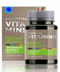 Natural Vitamin E 600mg Capsules (60 Count)