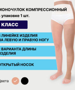 Pionic Beige Compression Stockings (Class 1, 1 Pair)