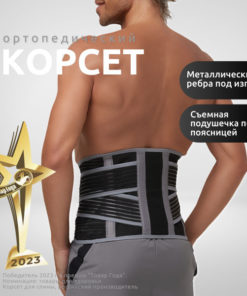INTERLIN Back Support Corset with Flexible Stays