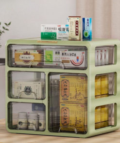 Large Locked Medical Storage Container: Organizer for Pills & Medicines (8-34L)