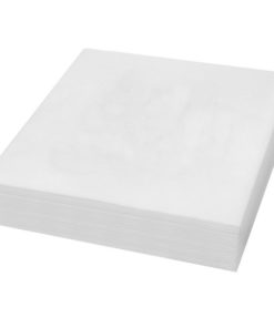 MAXCHARM Classic White Spunlace Wipes (20x20cm, 35gsm), 100 Count