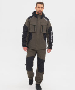 Men's Khaki/Black Tornado Demi-Season Suit (Sizes 52-54)