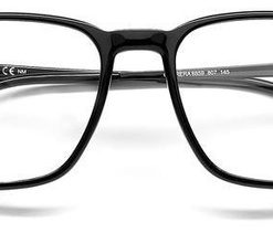Carrera 8859 807 Black Rectangular Acetate Men's Eyeglass Frames