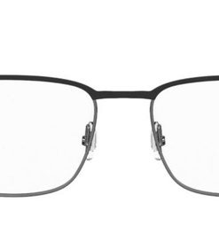 7th Street 7A 091 Men's Black Rectangular Metal Eyeglass Frames
