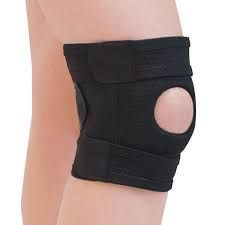 Knee Support Bandage F-514 (36-38cm, 14cm Height) - Black