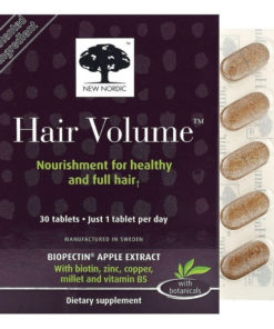 New Nordic Hair Volume Tablets: Herbal Hair Growth Supplement (30 Count)