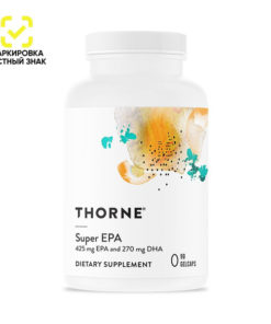 Thorne Research Super EPA Omega-3 Fish Oil: 425mg EPA, 270mg DHA (90 Capsules)