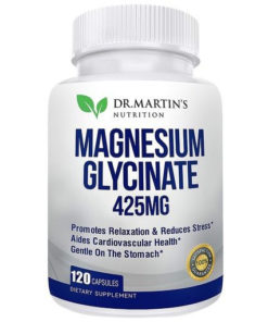 Magnesium Glycinate 425mg (120 Capsules) - Dr. Martin's Nutrition