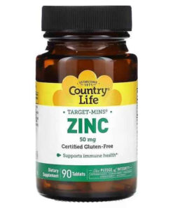 Country Life Target-Mins Zinc 50mg Supplement - 90 Tablets