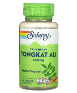 Tongkat Ali 400mg (60 Capsules) - Solaray: Boost Energy & Endurance