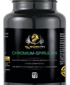 Spirulina & Chromium Immune Support Supplement - WowMan WMBIOTIC1006