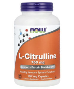 L-Citrulline 750mg (180 Capsules): Supports Protein Metabolism & Immune Function