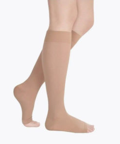Compression Socks, Light Beige, 20-30 mmHg, 1 Pair