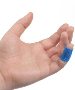 Cohesive Bandage, Blue, 2cm x 4.5m