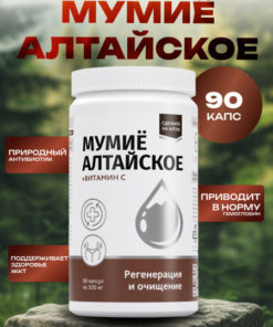 Altai Mummy Concentrate Capsules #4: 90 Count