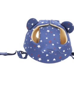 Baby Helmet Starry Night: Adjustable Soft Cotton Toddler Helmet (43-53cm)