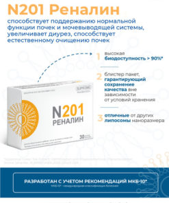 Renalin N201 Liposomal Complex: Supreme PharmaTech