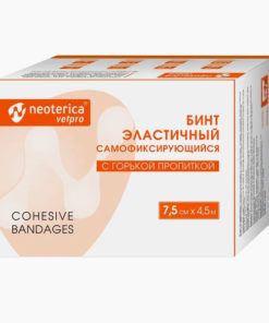 Neoterica Vetpro Bitter-Impregnated Self-Adherent Bandage (7.5cm x 4.5m)