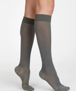 Compression Socks, Gray, 20-30 mmHg