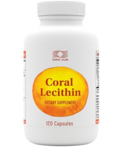Coral Lecithin 1590mg Capsules: Dietary Supplement