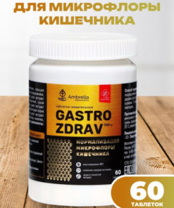 GastroZdrav 60 Tablets: Gut Microbiome Support Supplement