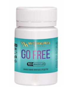 WowMan WMAS1002 Go Free: Natural Herbal Diarrhea Relief & Intestinal Binding Agent