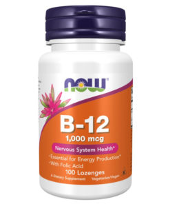 NOW B12 1000 mcg Lozenges - 100 Count