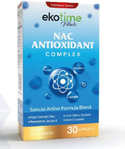 Ekotime NAC & Resveratrol Antioxidant Supplement: Glutathione Support