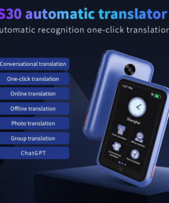 Portable 4G Translator Device: 138 Languages, 19 Offline, Video/Audio Recording, Group Chats (117+)